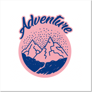 Mountains Adventure Posters and Art